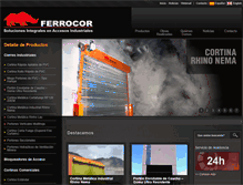 Tablet Screenshot of ferrocor.cl